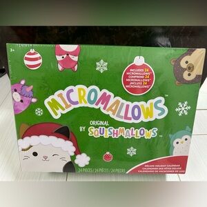 MICROMALLOWS 2.5" SQUISHMALLOWS HOLIDAY ADVENT CALENDAR 2024 - 24 PC